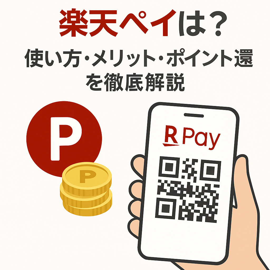 スマホ決済で毎日がお得に！楽天ポイントが貯まる＆使える便利な支払い方法